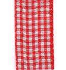 Country Check Ribbon - Red THUMBNAIL