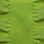 Double Ruffle Ribbon -  Kiwi THUMBNAIL