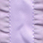 Double Ruffle Ribbon - Orchid LARGE