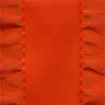 Double Ruffle Ribbon -  Red LARGE