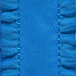 Double Ruffle Ribbon - Royal Blue LARGE