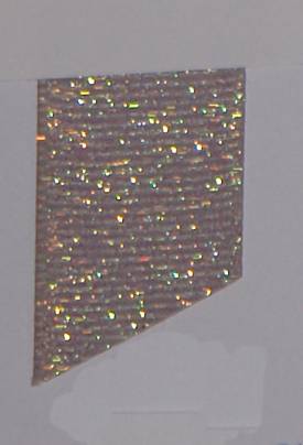 Dazzle (Glittered Grosgrain) - Shell Grey LARGE