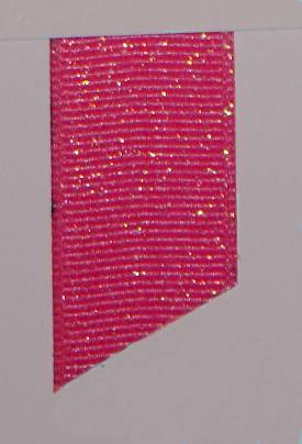 Dazzle (Glittered Grosgrain) - Shocking Pink LARGE
