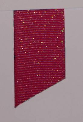 Dazzle (Glittered Grosgrain) - Azalea LARGE