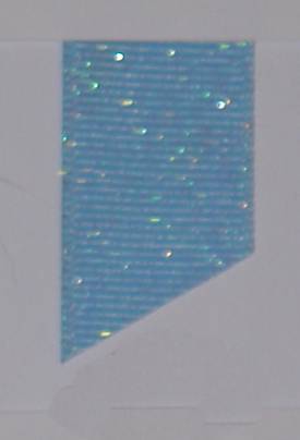 Dazzle (Glittered Grosgrain) - Blue Topaz LARGE