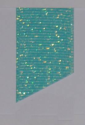 Dazzle (Glittered Grosgrain) - Aqua LARGE