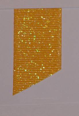 Dazzle (Glittered Grosgrain) - Yellow Gold LARGE