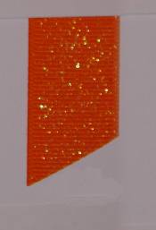 Dazzle (Glittered Grosgrain) - Tangerine THUMBNAIL