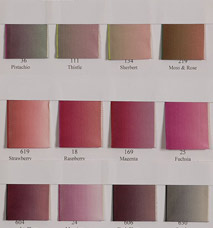 Ombre Ribbon   -  Sample card LARGE