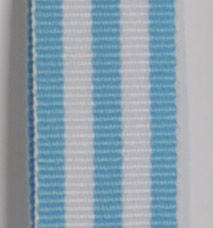 Grosgrain Striped Ribbon - Baby Blue LARGE