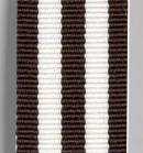 Grosgrain Striped Ribbon - Chocolate THUMBNAIL