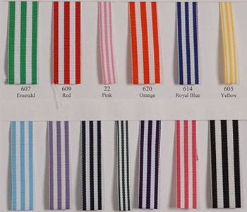 Grosgrain Stripes - Sample Card LARGE