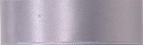 Swiss Double Face Satin Ribbon - Silver LARGE