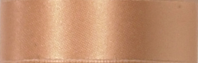 Swiss Double Face Satin Ribbon - Peach LARGE