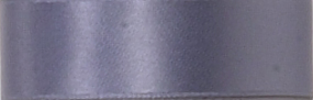 Swiss Double Face Satin Ribbon - Smoke Blue LARGE