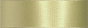 Swiss Double Face Satin Ribbon - Buttercream LARGE