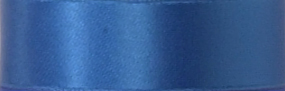 Swiss Double Face Satin Ribbon - Caribbean Blue LARGE