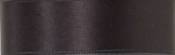 Swiss Double Face Satin Ribbon - Charcoal THUMBNAIL