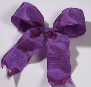 Lyon French Wired Ribbon - Raspberry LARGE