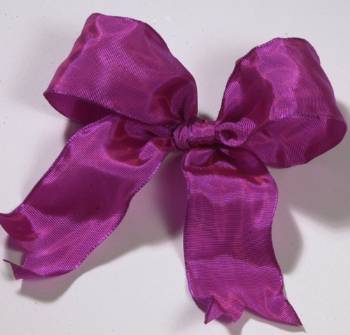 Lyon French Wired Ribbon - Magenta LARGE