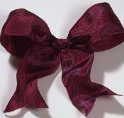 Lyon French Wired Ribbon - Brick Red THUMBNAIL