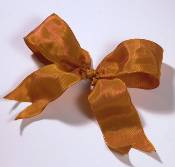 Lyon French Wired Ribbon - Pumpkin THUMBNAIL