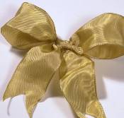 Lyon French Wired Ribbon - Old Gold THUMBNAIL