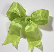 Lyon French Wired Ribbon - Lime THUMBNAIL