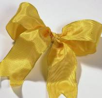 Lyon French Wired Ribbon - Canary Yellow LARGE