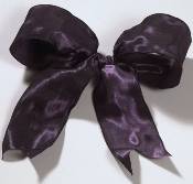 Lyon French Wired Ribbon - Plum THUMBNAIL