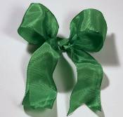 Lyon French Wired Ribbon - Green THUMBNAIL