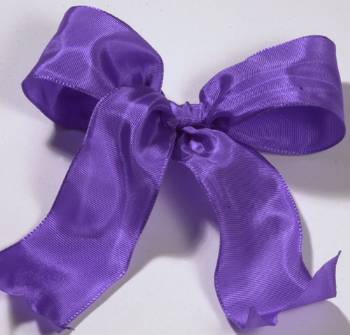 Lyon French Wired Ribbon - Lilac LARGE