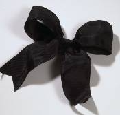 Lyon French Wired Ribbon - Black THUMBNAIL