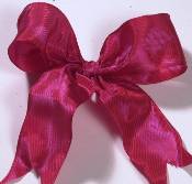 Lyon French Wired Ribbon - Carribean Red THUMBNAIL