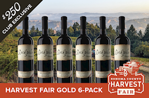 2026 Sonoma County Harvest Fair Gold 6-Pack: $250 + $20 shipping LARGE
