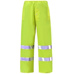 Lightweight Class E Yellow Rain Pants PANTS155P THUMBNAIL