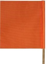 1824M  PVC Coated Mesh Safety Flag with hand stick MAIN