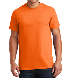 2000 High Visibility Safety Orange T-Shirt Cotton/Poly THUMBNAIL