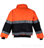 Orange/Black Safety Reversble Jacket SWATCH