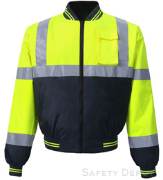 Yellow/Lime Safety Windbreaker THUMBNAIL