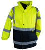 360C-3 Hi Vis PARKA Safety Jacket SWATCH