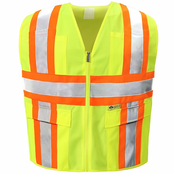 7048c-2 Safety yellow  vest-Safety Depot MAIN