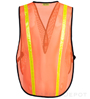 Orange Reflective Economy Safety Vest with High Gloss PVC Tapes SWATCH