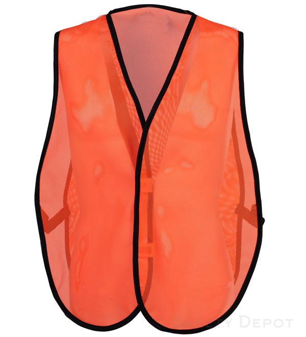 Orange Mesh Economy Safety Vest MAIN