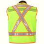 Yellow Lime Reflexite Safety Vest SWATCH