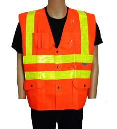 8138C-3 High Viz Safety Vests [CLOSEOUT: QUANTITY ] THUMBNAIL