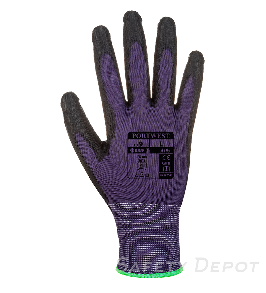 A195 Purple Touchscreen Gloves SWATCH