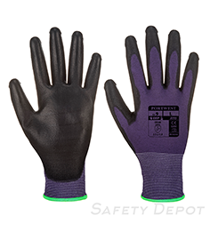 A195 Black 100% breathable touchscreen gloves ANSI cut level A1 THUMBNAIL