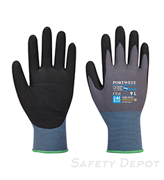 AP65 Black-Gray NPR Pro Nitrile Foam glove - comfort, fit and durability, Premium nitrile foam coating, Nylon and elasta THUMBNAIL