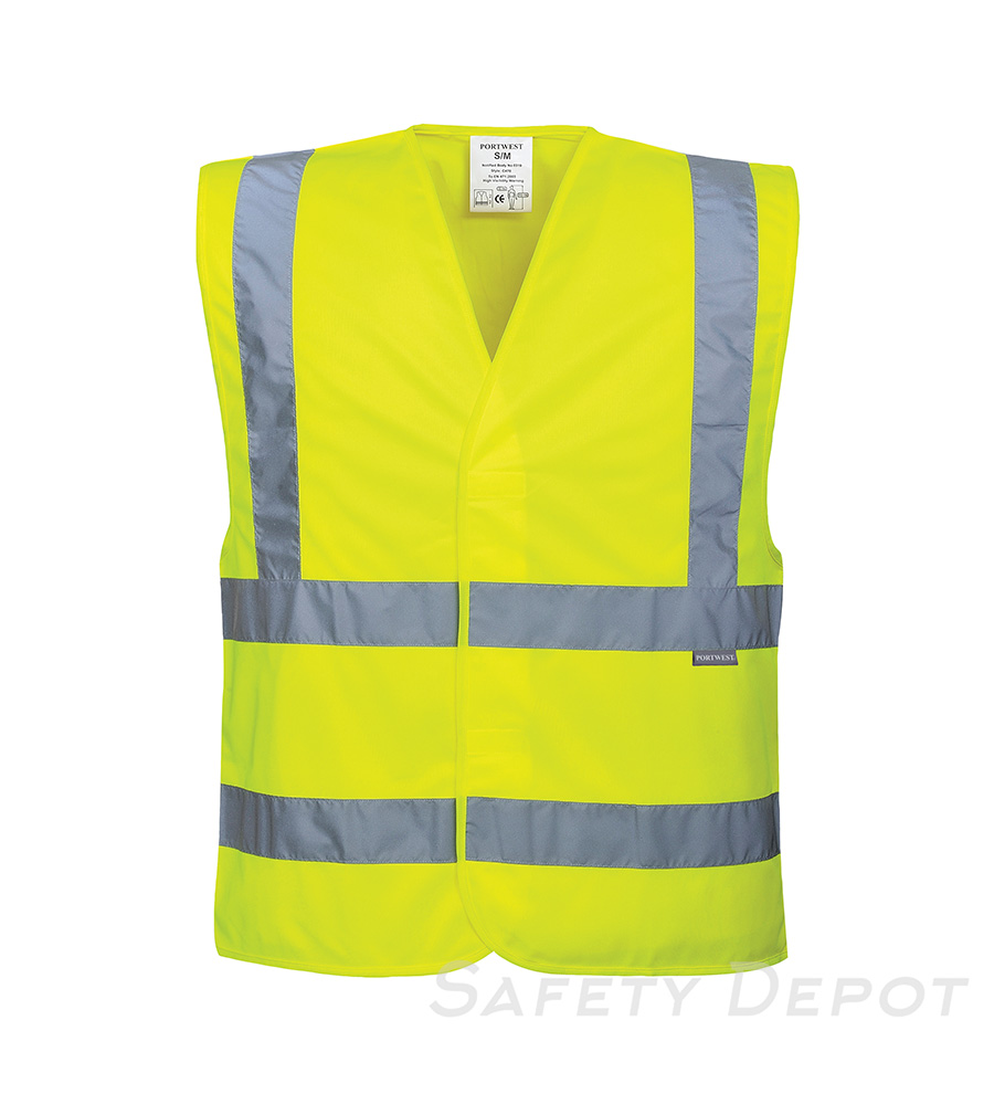 C470YER -Yellow Class 2 Saafety Vest-Safey Depot MAIN